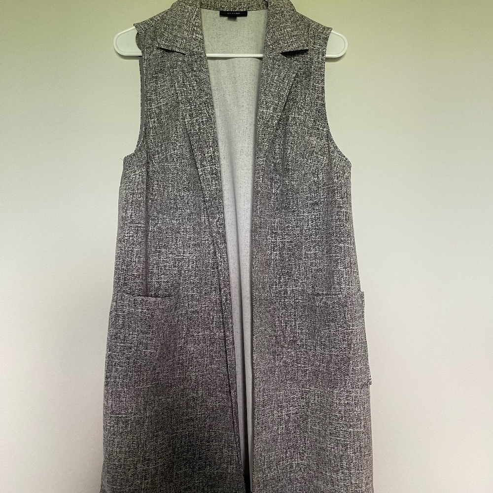 long no sleeve vest